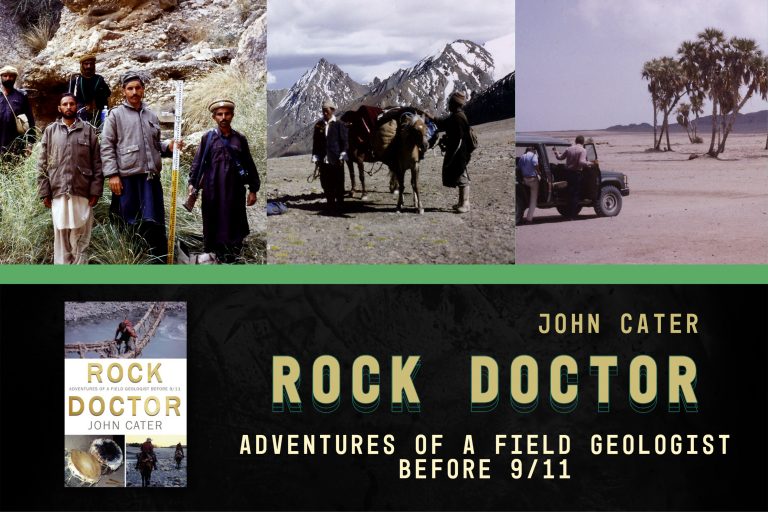 Book Overview Overview John Cater Rock Doctor Adventures of a Field Geologist before 9 11 PetroStrat Banner